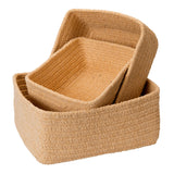 Colonial Mills Chenille Soft Nursery Nesting 3-Piece Basket Set Dandelion