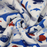 Printed Soft Flannel Fleece Throw Sherpa Kids Blanket 40 X 50 Inch