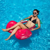 Inflatable Swimming Pool Red and Green Cherry Ring Lounger 46-inch 46"