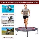 Mini Exercise Trampoline Adult Kid Fitness Rebounder Indoor Black