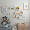 Utah Wood Wall Shelves Kids Bookshelf Set of 3 Toy Storage