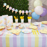 Ice Cream Birthday Party Decorations Dinnerware Bags Pieces Multi