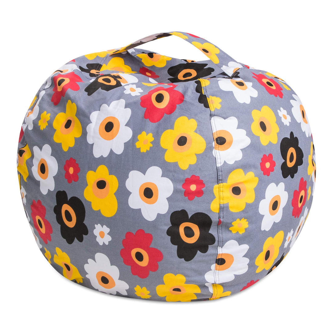 Posh Creations Stuffable Kids Stuffed Animal Storage Bean Bag Chair