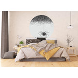 Nursery Spider Circular Peel and Stick Wall Mural 55 h Diameter