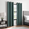 Eclipse Welwick Magnitech 100% Blackout Curtain, Grommet Window Curtain Panel, Seamless Magnetic Closure for Bedroom, Living Room or Nursery, 84 in long x 40 in wide, (1 Panel), Teal