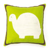 Turtle Decorative Throw Pillow Green Animal Children's Wool One