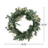 30 inch Eucalyptus and Pine Artificial Silk Wreath with Baby's