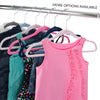 Simplify 100 Pack Kids Velvet Hangers | Slim | Non-Slip Design | Space