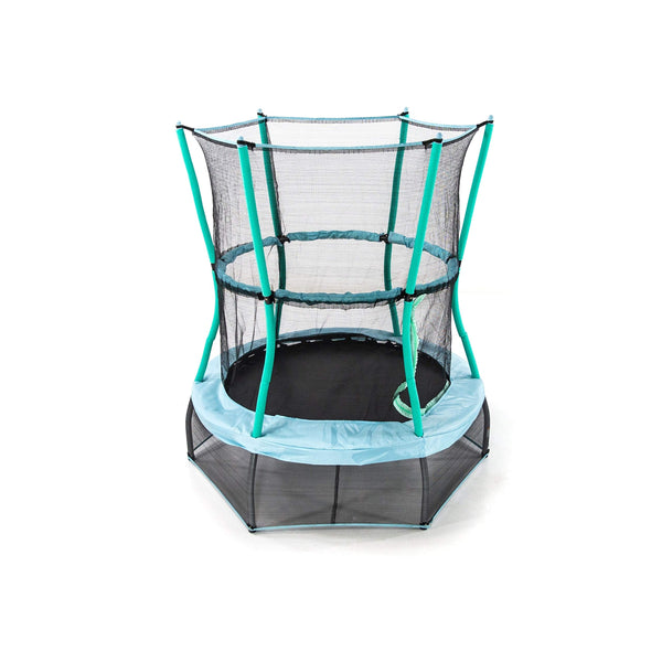 48" Round Classic Mini Bouncer with Enclosure Blue