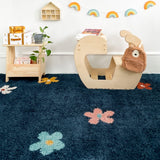 BALTA Mod-Tod Floral Shag Kids Area Rug