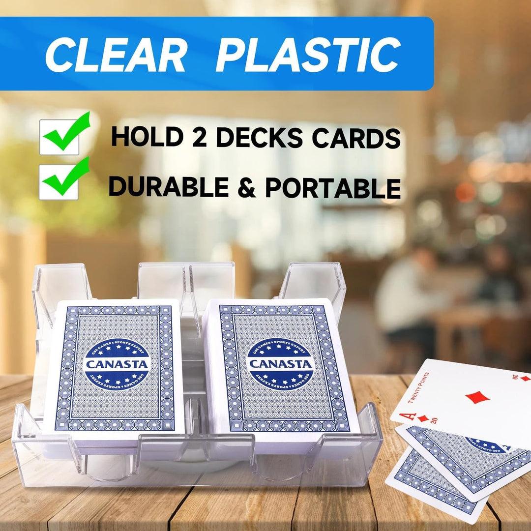 Cards Game Set with 2-Deck Blue Point Values A Revolving Card