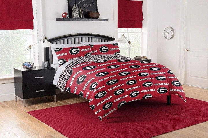 Nincrane Georgia Bulldogs Full Comforter & Sheet Set,