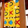 Tic-tac-Toe Spinner Panel Swing Set Accessory Multi-Color Plastic