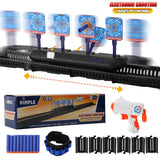 Ultimate Shooting Target Toy Gun Game Set for Kids W 2 Blaster Guns 24