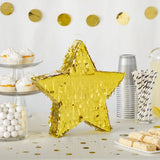 Small Gold Star Pinata for Twinkle Little Baby Shower Decorations