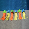 Set of 6 Multicolor Jellyfish Slow Sinking Dive Game 5"