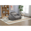 Bean Bag Chair Lazy Sofa Grey Modern Contemporary