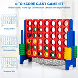 4-to-Score Giant Game Set 4-in-a-Row Connect W/net Storage