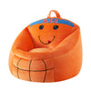 Heritage Kids Micromink Squishy Bean Bag Chair for Kids Ages 3+, Basketball