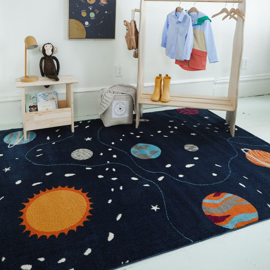 BALTA Mod-Tod Space Explorer Kids Area Rug 3'11" x 5'7" 4' x 6'