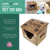 American Furniture Classics Benson Pet Toy Box in Red