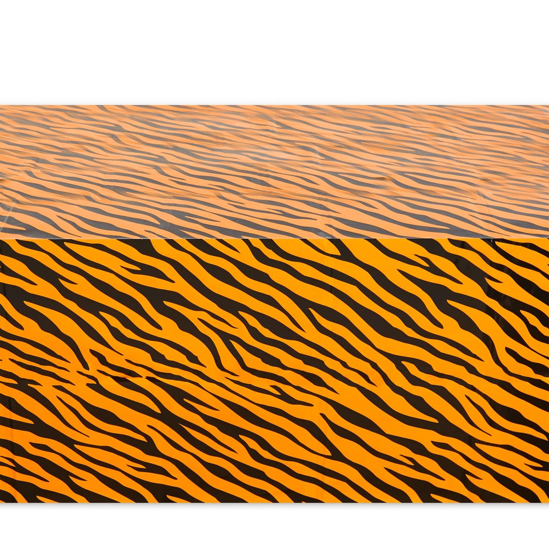 Tiger Print Tablecloths for Jungle Safari Birthday rty (54 X in 4