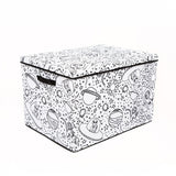 Kid's Coloring Medium Trunk with Lid and Removable Divider (Includes 4