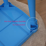 29" w X 21" l Kids Table Plastic Adjustable Activity 29 * 21 Blue