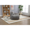 Bean Bag Chair Lazy Sofa Grey Modern Contemporary