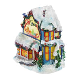 4" Christmas Toy Store Village Building Yellow