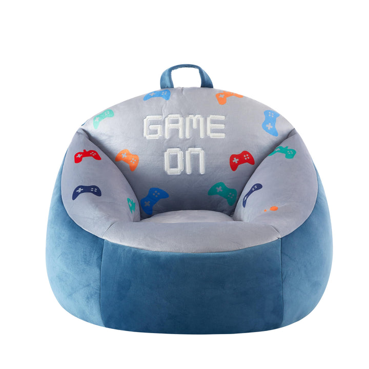 Heritage Kids Micromink Squishy Bean Bag Chair for Kids Ages 3+