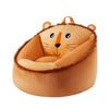 Heritage Kids Micromink Squishy Bean Bag Chair for Kids Ages 3+, Figural Lion