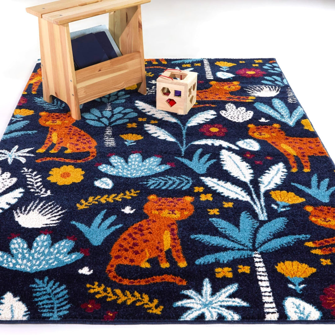 BALTA Mod-Tod Sahara Kids Leopard Animal Area Rug