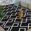 6x9 Feet Black Rug for Living Room Nursery Play Mat 6 Ft X 9 Multi