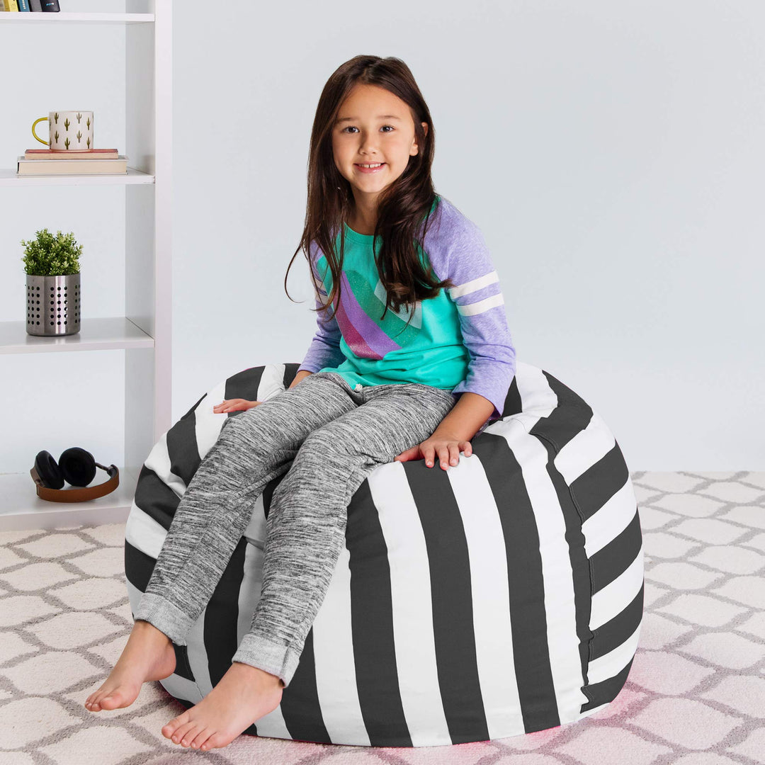 Posh Creations Stuffable Kids Stuffed Animal Storage Bean Bag Chair