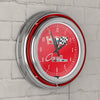 Corvette C2 Red Chrome Double Ring Neon