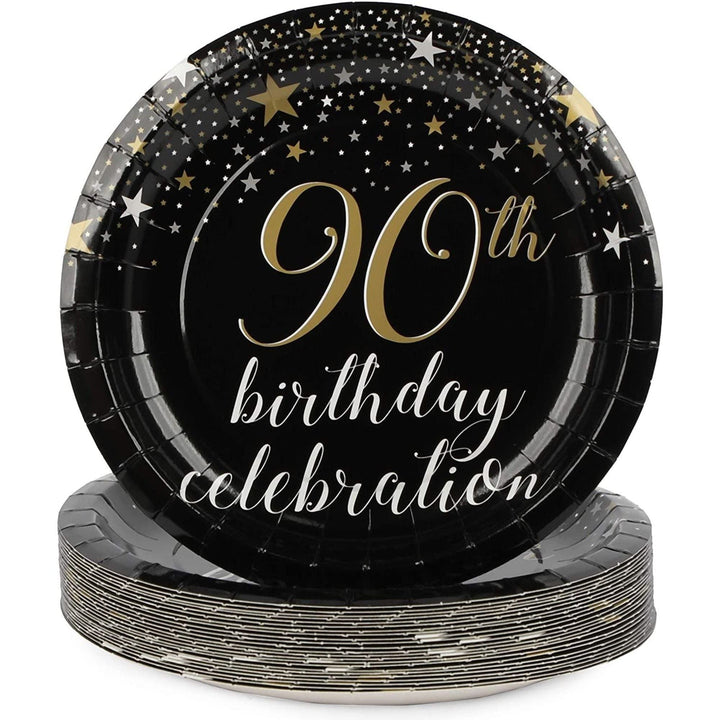 90th Birthday Party Decorations Includes Paper Plates Cups Napkins