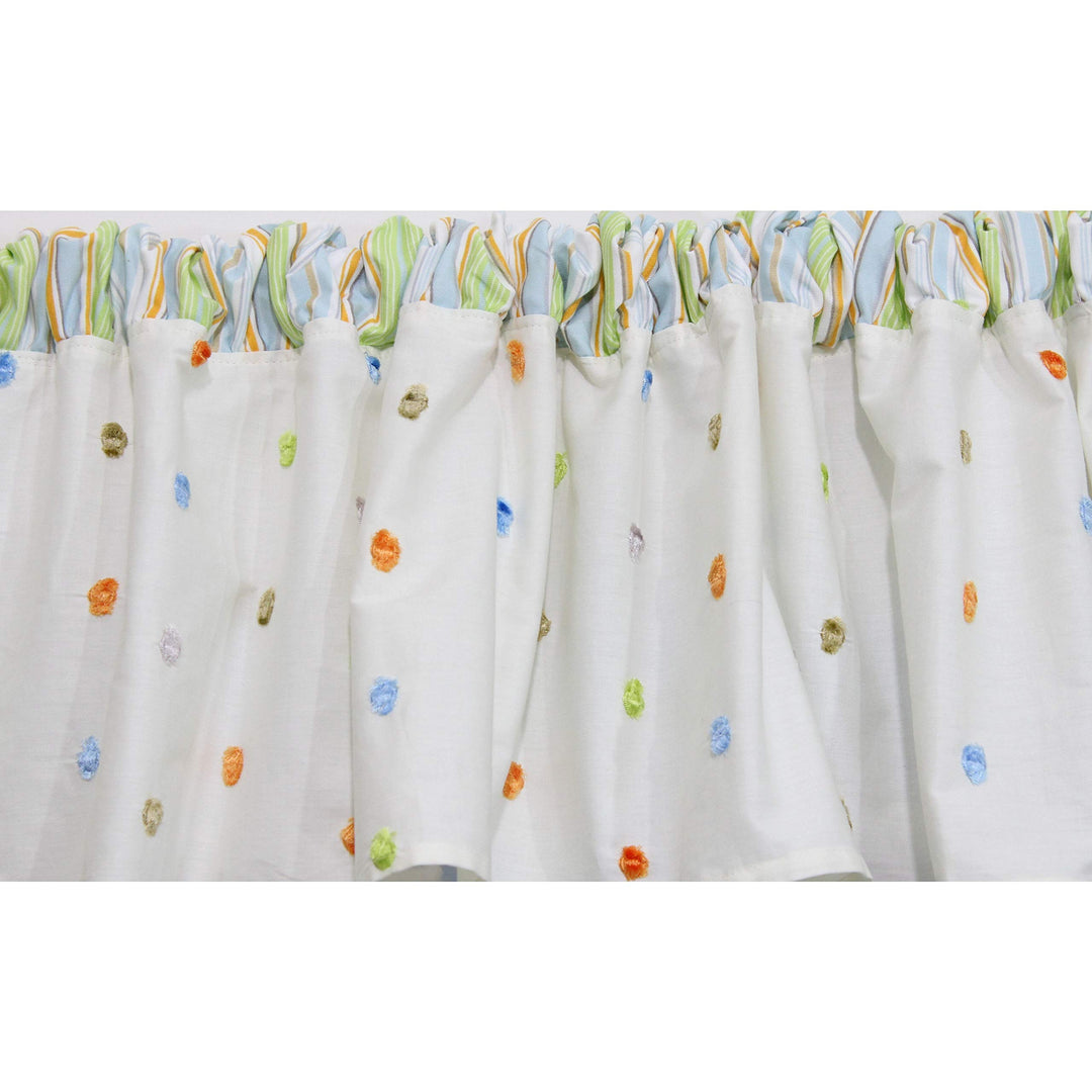 Neutral Cut Dot Valance Multi Color Casual