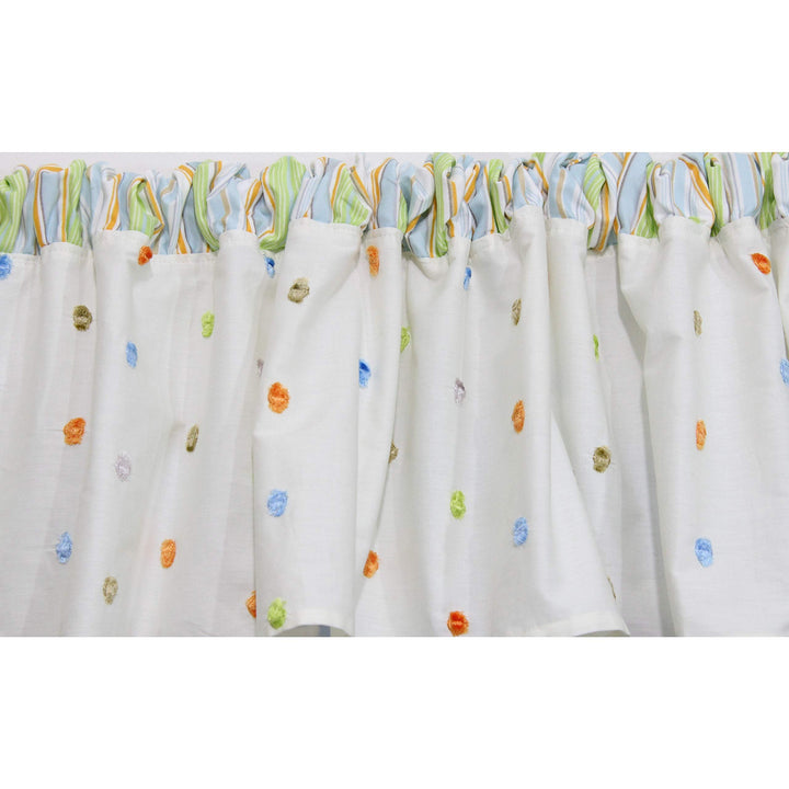 Neutral Cut Dot Valance Multi Color Casual
