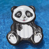 71" Black and White Inflatable Oversized Panda Swimming Pool