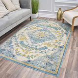 Rugs America Harper Collection HY50C Fresh Chicory Transitional