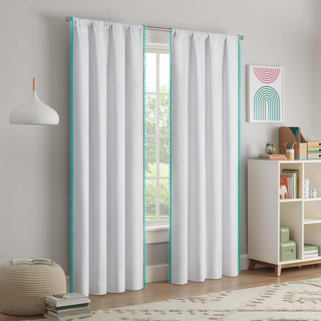 Eclipse Blackout Curtain Kids Curtain with Tassel BorderCover