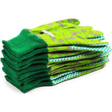 Kids Work Gloves Ages 3-6 (Green 6 Pairs) Green