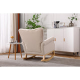 Small Contemporary Baby Room Rocking Chair Nursery Comfortable