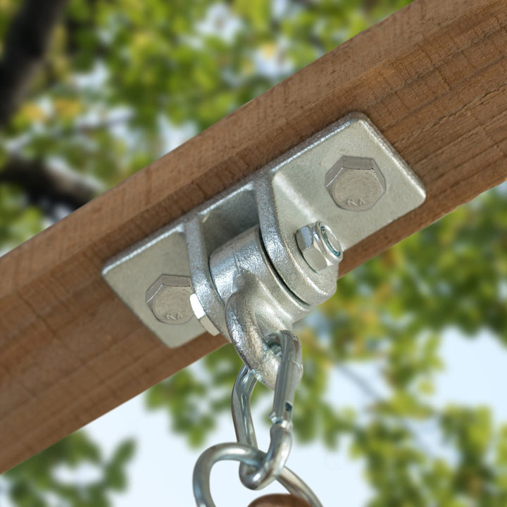 Heavy Duty Permanent Swing Hanger Brackets Set for Indoor and