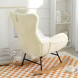 Rocking Chairs Nursery Modern Glider Rocker Chair with High Backrest