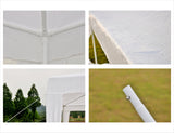 ECOLINEAR 10' x 10' Gazebo Canopy Wedding PE Party Tent Heavy Duty