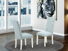 East West Furniture CEP2T15 Celina Parson Chairs - Button Tufted