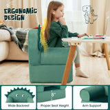 Kids Sofa Foam Filled Armchair Dinosaur Cuddly Couch W/Washable