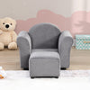 Kids Sofa Chair Set Upholstered Recliner with Ottoman Lounge Chairs